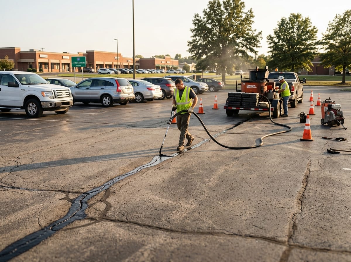 Create project detail gallery image jeffersonville in by Asphalt Doctors Jeffersonville