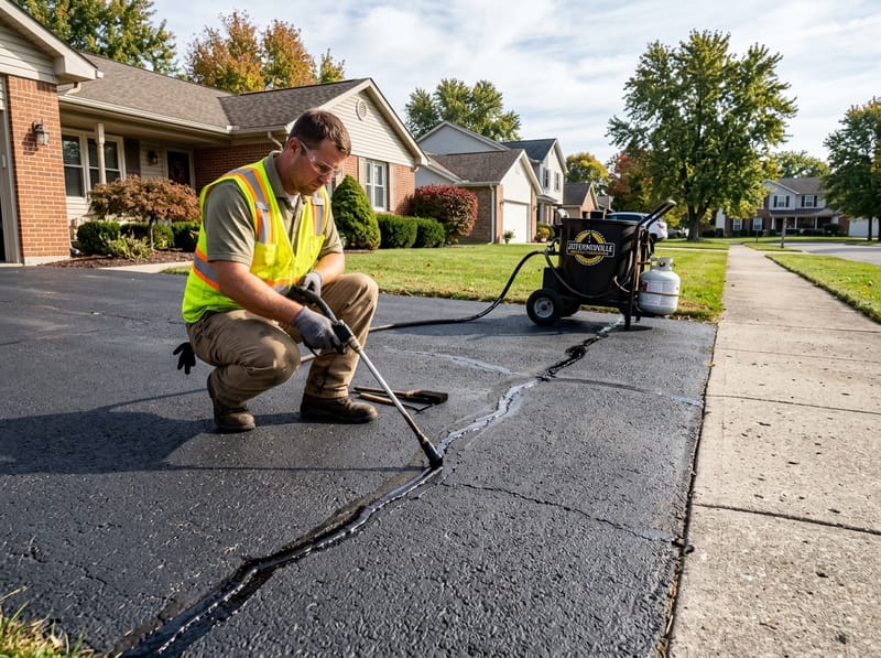 Crack Sealing - Jeffersonville, IN